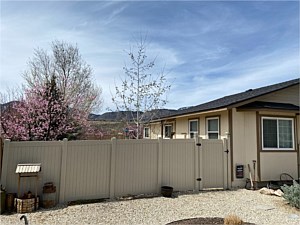 Tan Privacy Vinyl Fence
